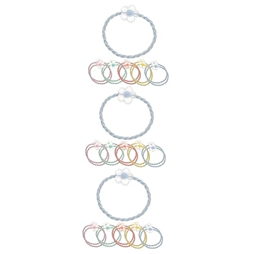 minkissy 60 Stk Haargummi Einfädeln Mode Haargummi Seil Haarbänder in Macaron-farbe Haargummis Armbänder Haargummihalter Blumenhaarseile Elastische Haarbänder Gefrostet Armband Kind von minkissy