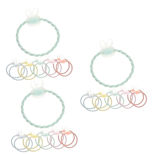 minkissy 60 Stk Haarbänder in Macaron-farbe Haargummihalter Elastischer Pferdeschwanzhalter Haargummis Stretch-haargummi Hasenhaarseile Mode Haargummi Seil Haarband Armband Mädchen Kind von minkissy