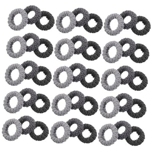 minkissy 60 Stück Große Strick Haargummis Hochelastisch Dicke Häkel Ponytail Halter Elastische Haargummis Für Frauen Mädchen Vielseitig Strapazierfähig Modisch von minkissy