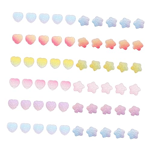 minkissy 60stücke Diy Nailart Scheiben Schöne Formen Scheiben Aufkleber Telefon Fall Dekoration Zubehör von minkissy