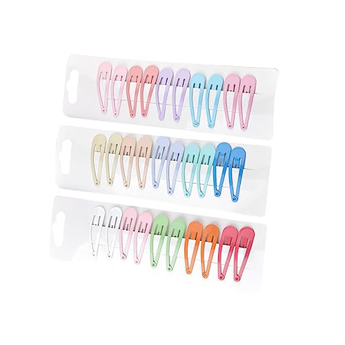 minkissy 60st Keine Rutschende Haarspange Kleinkind-schnappclip Snap-haar-accessoires Clip-haarspange Haarklammer Mädchen Snap-clip Haarspange Für Kinder Baby Popularität Kopfbedeckung von minkissy