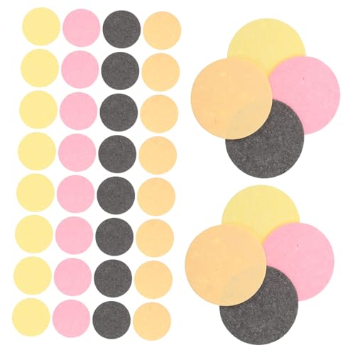 minkissy 60stücke Komprimierte Gesichtsreinigungsschwämme Runde Make-up-entferner-pads Aus Holzzellstoff Wiederverwendbar Für Empfindliche Haut Sanftes Peeling Und Reisen von minkissy