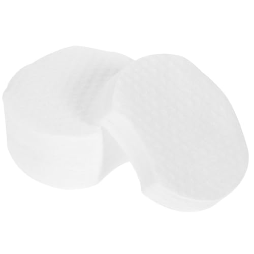 minkissy 600stücke Halbrunde Make-up-entferner-pads Aus Vliesstoff Weiche Wiederverwendbare Reinigungspads Für Gesichtsreinigung Und Sanfte Exfoliation Für Und Mädchen von minkissy