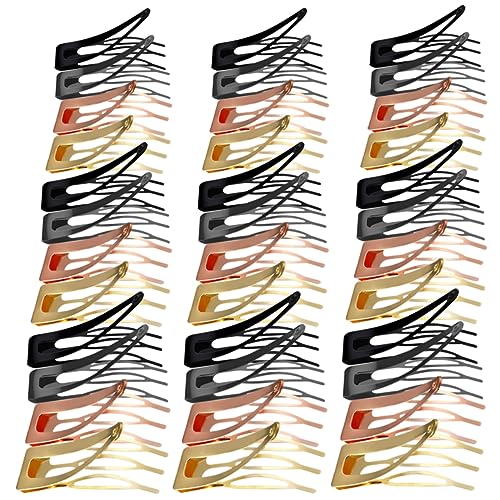 minkissy 60 Stück Snap-haarspangen Für Damen Haarspange Für Mädchen Haarfänger Im Minimalistischen Stil Metall-haar-accessoires Für Das Haarstyling von minkissy