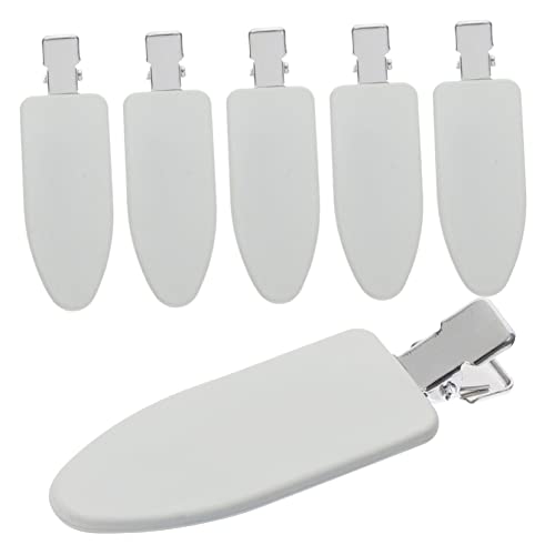 minkissy 6st Keine Spur Von Entenschnabelclip Knall Faltenloser Entenschnabel Fingerwellen Haarspange Alligator-haarspangen Keine Haarspange Keine Delle Haarspange Metall Knopf Mädchen von minkissy