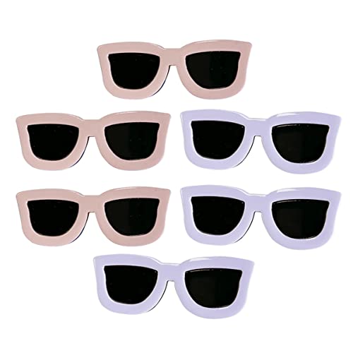 minkissy 6stücke Sonnenbrille Geformte Haarnadeln Für Mädchen Kreative Haarspangen Haar Zubehör Passend Für Frisuren Und Haarfarben minkissy 6stücke Sonnenbrille Geformte Haarnadeln Für Mädchen Kreative Haarspangen Haar Zubehör Passend Für Frisuren Und Haarfarben von minkissy