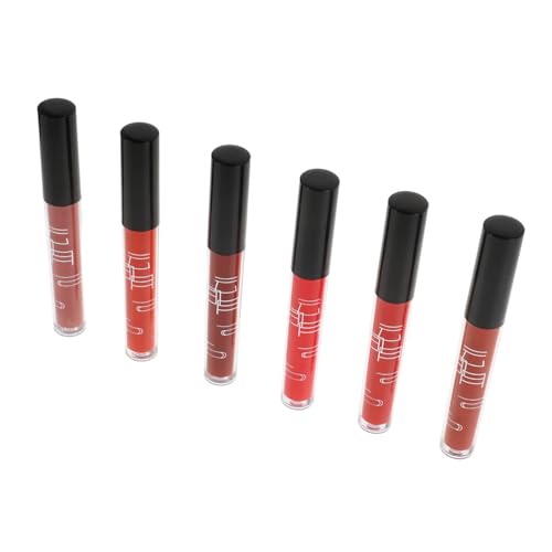 minkissy 6stücke Teiliges Set Mattes Lippen-makeup Langanhaltender Lip Gloss Für Täglichen Gebrauch Für Für Hauttypen Für Schminkliebhaber von minkissy
