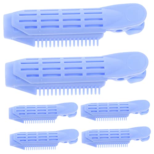 minkissy 6st Haarwurzel Flauschiger Clip Natürliche Flauschige Haarspange Haarspangen Für Frauen Flauschige Lockenwickler Wurzelclips Für Lockiges Haarvolumen Root-clip Lockenstab Abs Welle von minkissy