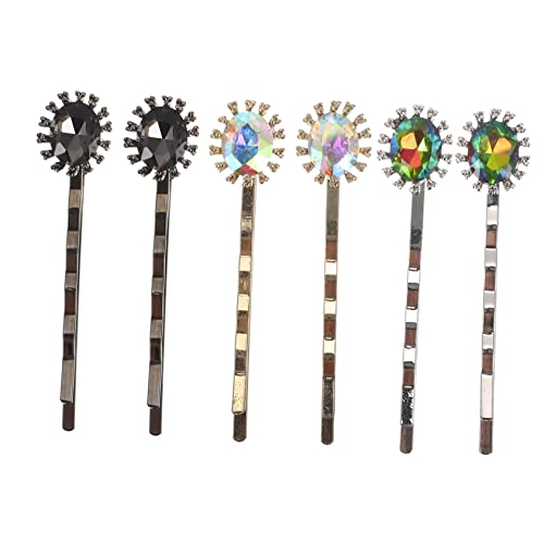 minkissy Zubehör 6 Stück Zirkon-haarspangen Haarschmuck für Frauen Haarnadeln Haarspangen von minkissy