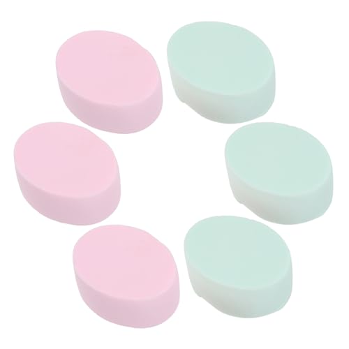 minkissy Schwamm-make-up-set 6 Make-up-schwämme Ohne Latex Kissen-puff Im Koreanischen Stil Weich Und Saugfähig Zum Verblenden Von Grundierungen Für Frauen von minkissy