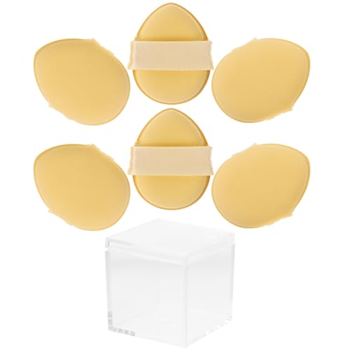 minkissy 6st Mini-finger-puff Kosmetikschwämme Finger Puderquaste Applikator-puff Mischen Mini-kosmetik-puffs Puderquasten Für Das Gesicht Applikatorquaste Zum Mischen Schwamm Lidschatten von minkissy