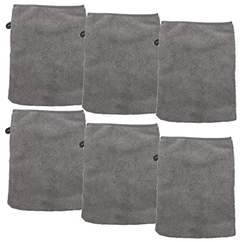 minkissy 6stücke Mikrofaser Gesichtsreinigungs-handschuhe Make-up Entferner Gesichtshandschuhe Waschbar Wiederverwendbar Reinigungshandschuhe von minkissy