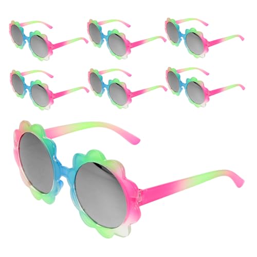 minkissy 7 Stück Teiliges Sonnenbrillen Uv Schutz Niedlich Mädchen Jungen Leichte Runde Sonnenbrille mit Blumenmotiv Modisch und Komfortabel für Junge Mädchen und Kleinkinder für Outdoor minkissy 7 Stück Teiliges Sonnenbrillen Uv Schutz Niedlich Mädchen Jungen Leichte Runde Sonnenbrille mit Blumenmotiv Modisch und Komfortabel für Junge Mädchen und Kleinkinder für Outdoor von minkissy