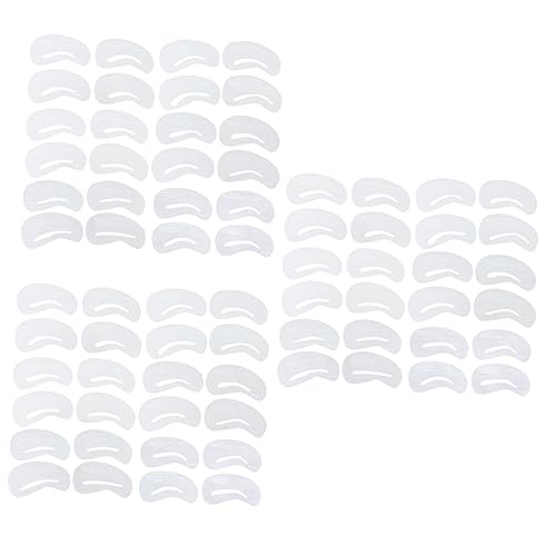 minkissy 72 Stück 6 Sätze Schablonen Für Augenbrauenschablonen Schablone Zur Augenbrauenpflege Werkzeug Augenbrauen-make-up-vorlagen Augenbrauen Formen Augenbrauenform Aufkleber Weiß von minkissy
