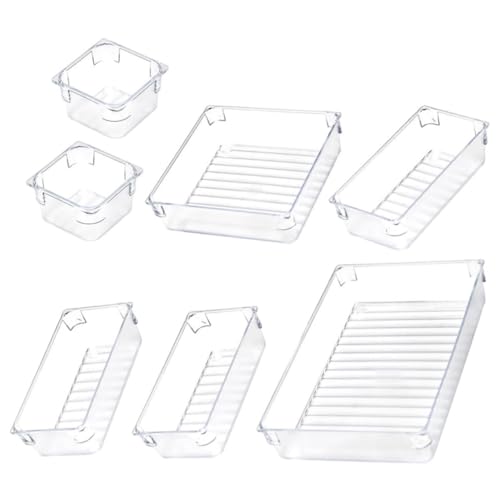 minkissy 7St Aufbewahrung sbox set Autoaufkleber Notfall Apfel Stirnband Aufkleber für Zeichen aufbewahrungsdose storage boxes transparente Boxen Kleinigkeiten-Organizer-Rack p.s von minkissy