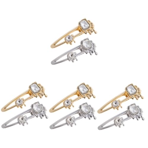 minkissy 8 Stk unregelmäßige Haarnadel goldene Haarspange Haarschmuck für Damen Haarspangen Haarklammer goldene Haaraccessoires dekorative Haarnadel Hochzeit schmücken Legierung von minkissy