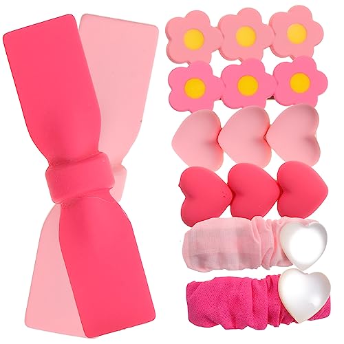 minkissy 8st Haarnadelschleife Haarschmuck Geflochtene Haarspangen Für Frauen Haar Klammern Klauenclips Für Dickes Haar Haare Zeug Schleife Haarspange Harz Krawatte -clip Baby von minkissy