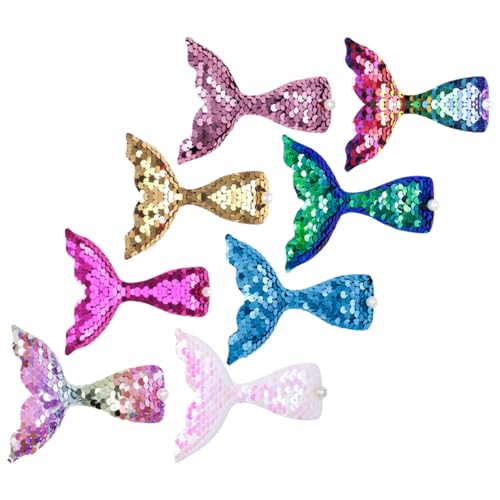 minkissy 8 Stück Haarspange Haar Toppers Haarnadel Haarschmuck für Mädchen Meerjungfrau Haarschmuck Nette Haarschmuck Kleine Mädchen Haarschmuck Metall Kind Dekorieren von minkissy