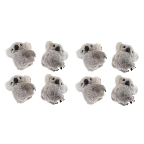 8 Stk Koala-plüschhaar Haarschmuck Zubehör Lammwolle Baby Mädchen von minkissy