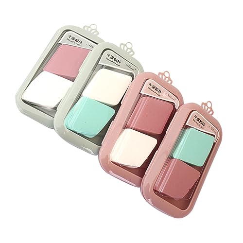 minkissy 8stücke Puderquaste Puderschwamm Quaste Schwamm Lose Puderquaste Für Gesichts Oder Make-up-entferner Entfernt Schmutz Und Reinigt Sanft Die Poren Für Salon Zu Hause Oder Reisen von minkissy