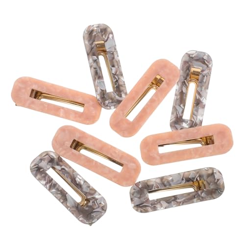 minkissy 8stücke Acetat Entenschnabel Haarspangen Rechteckige Haarnadeln Alligator Haarstyling Clips Für Damen Mädchen von minkissy