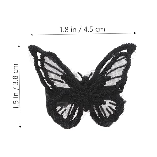 minkissy 8 Stück Teiliges Spitzen schmetterling Haarspangen Elegante Haarklammern für Damen und Mädchen Zarte Spitzenverzierung Modisches Haarschmuck Accessoire für Alltag und Besondere von minkissy