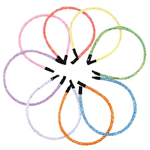 minkissy Kinder Stirnband Set 8 Stück Haar Hoop Haar Zubehör Mädchen Für Geburtstag Weihnachten Party von minkissy