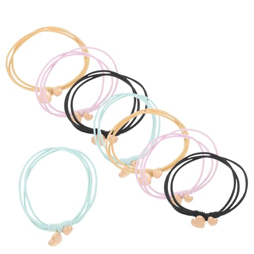 minkissy 8 Stück Haargummis Für Mädchen Elastische Haarbänder Pferdeschwanzhalter Für Frauen Und Teenager-mädchen Modische Armband-haargummis Haar-accessoires von minkissy