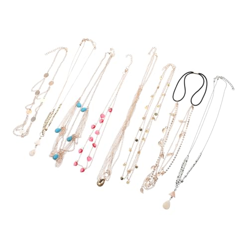 minkissy 8St Stirnband mit Perlenkette Boho-Schmuck ägyptischer Schmuck haarschmuck Perlenhaarband für Mädchen elastisches Perlenstirnband dekorative Kopfkette modischer Kopfschmuck Braut von minkissy