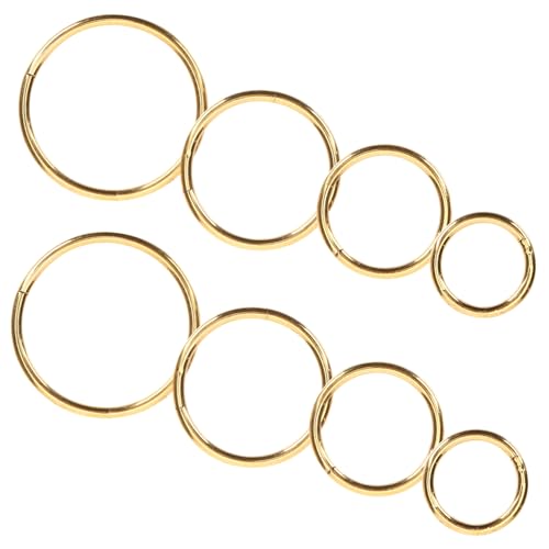 minkissy 8stücke Edelstahl-nasenringe Spiral-nasenringe Nasenpiercings Aus Nasenschmuck Für Frauen Nasenringe Für Frauen Mit Exzellenter Verarbeitung von minkissy