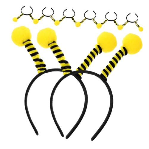 minkissy Bienen Stirnband 8 Stück Originelles Bienen Kostüm Haarreif Mit Tentakeln Für Kinder Cosplay Und Partys Attraktive Kopfbedeckung Für Geburtstagsfeiern Und Maskeraden von minkissy