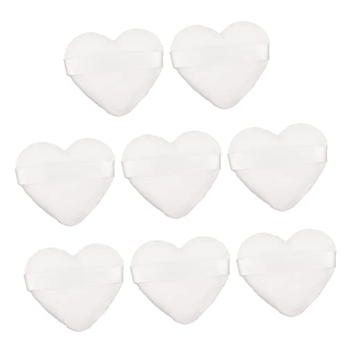 minkissy 8stücke Make-up Puder Puff Herz Form Kissen Puff Lose Puder Make-up Tool von minkissy