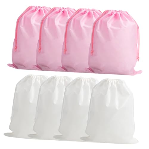 minkissy 8stücke Schuhaufbewahrungstasche Mit Kordelzug Tragbare Staubbeutel Für Schuhe Reise Schuhbeutel Geeignet Für Damen Und Herrenschuhe Aus Strapazierfähigem Für Ordnung Und von minkissy