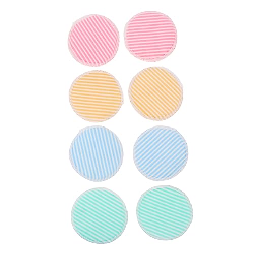 minkissy 8stücke Make-up-entferner-tücher Aus Bambus Kosmetik-entferner-pads Wiederverwendbare Make-up-entfernungstücher Für Gesichtspflege Für Empfindliche Haut von minkissy