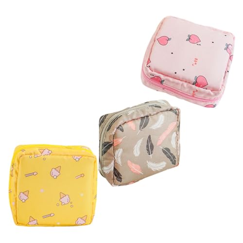 minkissy 9 STK Aufbewahrungsbeutel für Damenbinden Reise-Kosmetiktasche Geldbörse für Damenbinden aufbewahrung hygienebeutel Aufbewahrungstasche kleine Reißverschlusstasche von minkissy