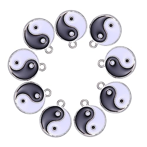 minkissy 9 Stück Teiliges Tai Chi Anhänger aus Langlebiger Doppelseitiger DIY Schmuckzubehör für Halsketten und Armbänder für Kreative Schmuckgestaltung minkissy 9 Stück Teiliges Tai Chi Anhänger aus Langlebiger Doppelseitiger DIY Schmuckzubehör für Halsketten und Armbänder für Kreative Schmuckgestaltung von minkissy