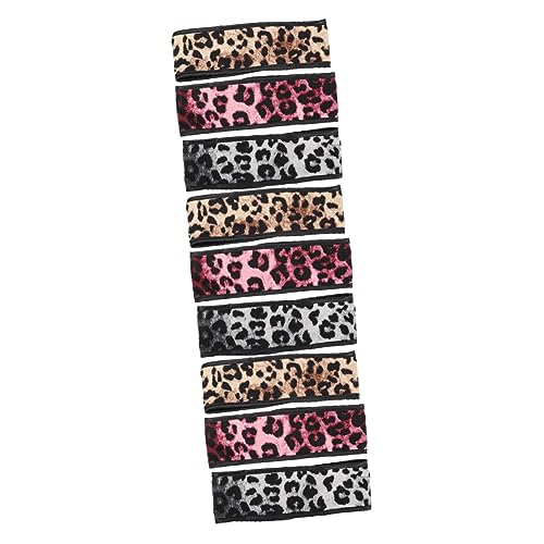 minkissy 9 Stk Bedrucktes Haarband Haare Gesicht Waschen Stirnband Stretch-stirnband Kopftuch Für Frauen Laufendes Haarband Rutschfestes Schweißhaarband Fräulein Doppelseitig Wanne Nylon von minkissy