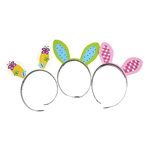 minkissy Haarbänder mit Hasenohren 9er-set Osterkopfschmuck für Erwachsene Jungen und Mädchen Lustiges und Modisches Design von minkissy