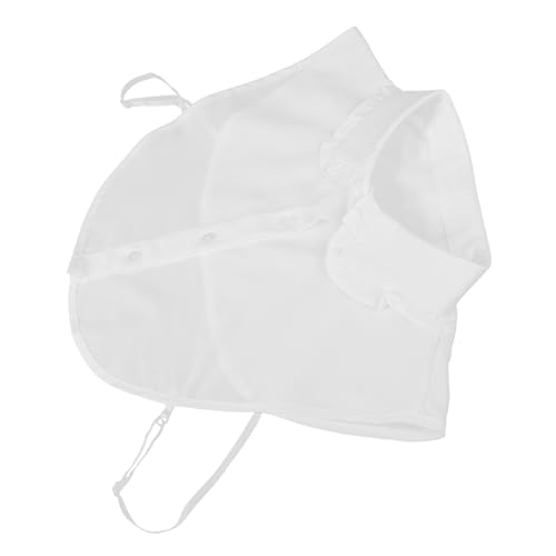 minkissy Abnehmbarer Damen Fake Kragen Dekorativer Blusenkragen mit Zarten Atmungsaktiv Leicht Klassisch Weiß Vielseitiges Zubehör für Pullover und Blusen Eleganter Look von minkissy