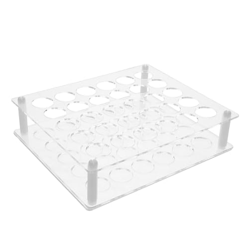 minkissy Acryl Lippenstift Organizer Mit Steckplätzen Transparentes Make-up Display Für Lippenstifte Pinsel Und Flaschen Schminktisch-organisationssystem von minkissy