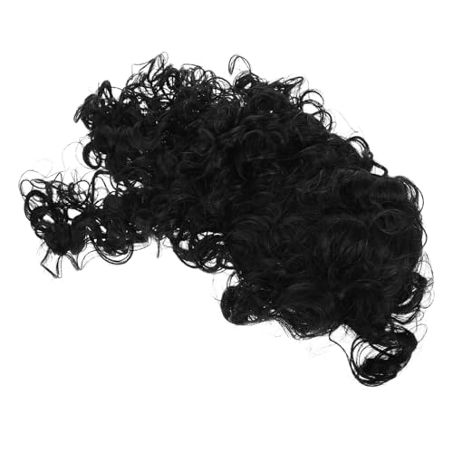 minkissy Afrikanische Lockenperücke Haarparty Perücken Flauschige Lockige Haarperücken Perücken Anziehen Synthetische Perücken Für Schwarze Frauen Lockige Perücken Black Hochtemperaturdraht von minkissy