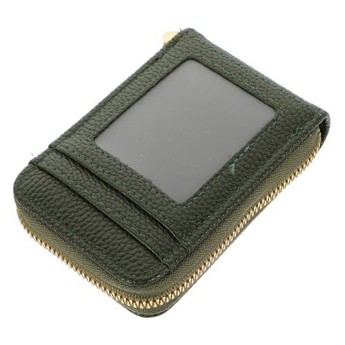 minkissy Aluminiumlegierung Kartenetui Mit Reißverschluss Und Kartenfächern Reise Kartenhalter Tragbarer Karten Organizer Für Zuhause Und Büro von minkissy