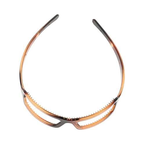 minkissy Anti-rutsch-haarband Rosa Modisch Damen Bunt Für Brillen-haarband Sonnenbrillen-haarreifen Stirnband Gläser Abdeckung Geformt Stirnbänder Coffee Harz von minkissy