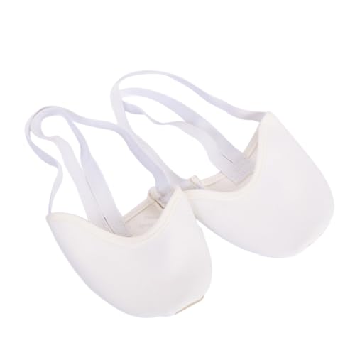 minkissy Antirutsch Tanzsocken Weiß Halbsohle Ballettschuhe Atmungsaktiv Elastisch Für Yoga Bauchtanz Zuhause Reise von minkissy