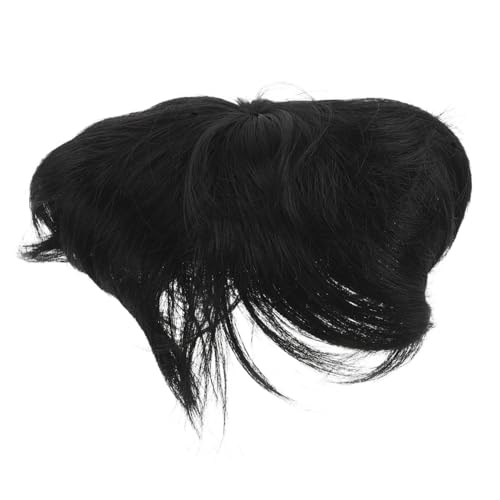 minkissy Atmungsaktiver Herren Haarverdichter für Dünner Werdendes Haar Bequeme Kurze Haarteilperücke Luftdurchlässiges Design für Täglichen Gebrauch und Cosplay Schnelle Anwendung von minkissy