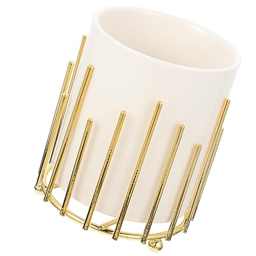 minkissy Make-up-pinselhalter Stifthalter Für Bleistifte Und Kosmetikpinsel Aufbewahrungsorganizer Für Schreibtisch Oder Bad Und Platzsparend von minkissy