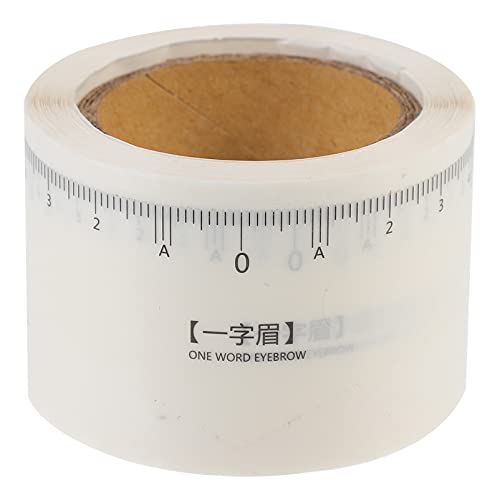 minkissy 1rolle Wiederverwendbar Augenbrauen Ruler Sticker Mit Präzisen Messungen Für Zeichnen Von Natürlichen Augenbrauen Für Anfänger Und Makeup- von minkissy
