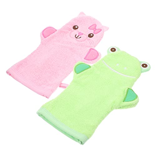 minkissy 2stücke Exfolierende Handschuhe Für Körperpflege Süße Cartoon-badewäsche Für Mädchen Sanftes Peeling Für Hautreinigung Katze Frosch minkissy 2stücke Exfolierende Handschuhe Für Körperpflege Süße Cartoon-badewäsche Für Mädchen Sanftes Peeling Für Hautreinigung Katze Frosch von minkissy