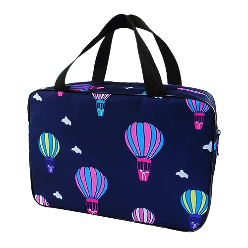 minkissy Badetuchbeutel Faltbar Und Tragbar Mit Musterdesign Für Reisen Schwimmen Fitness Und Täglichen Gebrauch Geeignet Für Shampoo Gesichtspflege Handtuch Und Andere Badartikel von minkissy