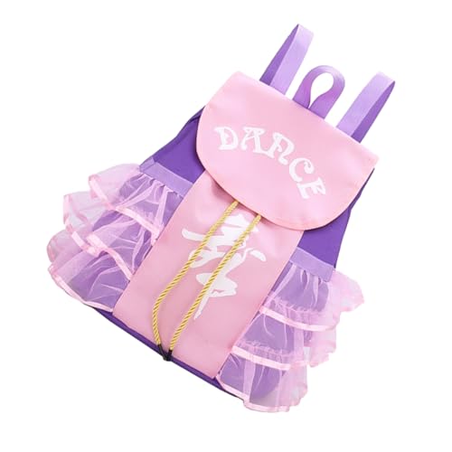 minkissy Baletttasche Aus Oxford Ballettkleidung Handy Und Schuhe Robust Leicht Und Langlebig Als Tanzrucksack Oder Schultertasche Für Mädchen Großes Fassungsvermögen Und Praktisches von minkissy